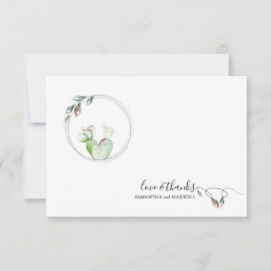 Unieke Kerstmis Dankkaart Notitiekaartje