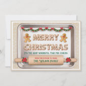 Unieke kerstvakantie Kaart Cookie Recept (Voorkant)