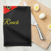 Unieke keukenhanddoek Design Custom keukenhanddoek (Quarter Fold)