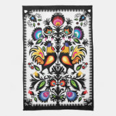 Unieke keukenhanddoeken met folklore-samenstelling (Verticaal)