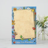 Unieke kinder noot briefpapier (Staand voorkant)