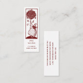 Unieke kinderboekAuteur Mini Visitekaartje (Voorkant / Achterkant)