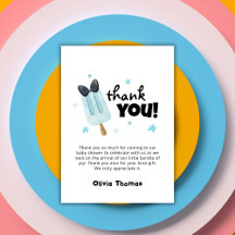 Unieke klaar om Pop Bow Ice Cream Baby shower