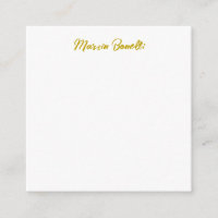 Unieke Klassieke Eenvoudige Gouden Kleur Naam Kall