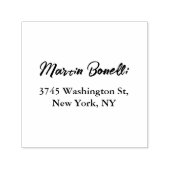 Unieke Klassieke Eenvoudige Naam Kalligrafie Zelfinktende Stempel (Design)