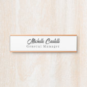 Unieke, klassieke Eenvoudige professionele Deurbordje (Voorkant)