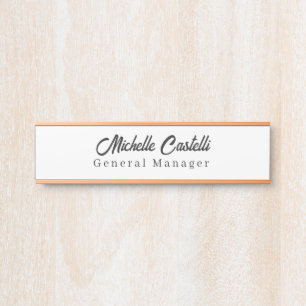 Unieke, klassieke Eenvoudige professionele Deurbordje