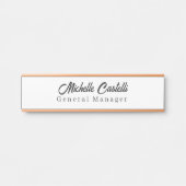 Unieke, klassieke Eenvoudige professionele Deurbordje (Voorkant)