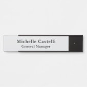 Unieke, klassieke Eenvoudige professionele Deurbordje (Voorkant)