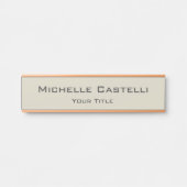 Unieke, klassieke Eenvoudige professionele Deurbordje (Voorkant)