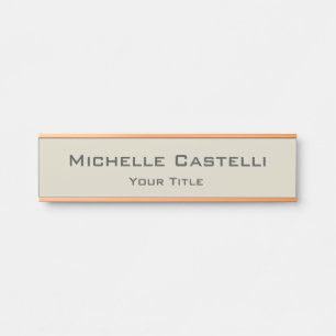 Unieke, klassieke Eenvoudige professionele Deurbordje