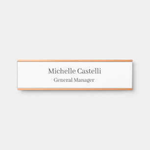 Unieke, klassieke Eenvoudige professionele Deurbordje