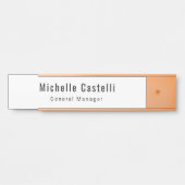 Unieke, klassieke Eenvoudige professionele Deurbordje (Voorkant)