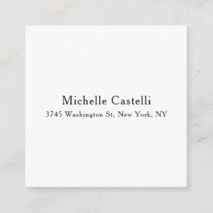 Unieke, klassieke Eenvoudige professionele Informatiekaartje