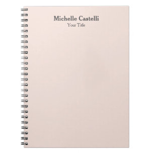 Unieke, klassieke Eenvoudige professionele Notitieboek