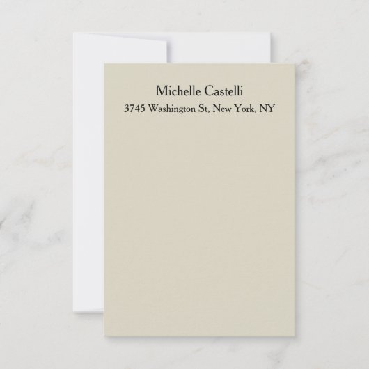 Unieke, klassieke Eenvoudige professionele RSVP Kaartje (Voorkant)