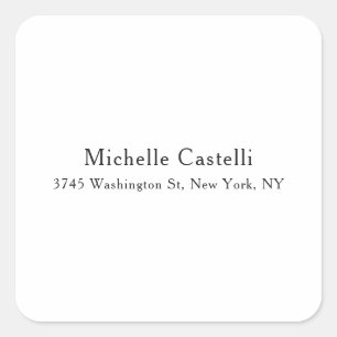 Unieke, klassieke Eenvoudige professionele Vierkante Sticker