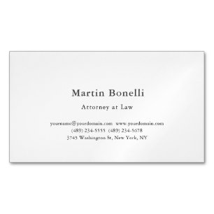 Unieke Klassieke Gepersonaliseerde Aangepaste Magnetisch Visitekaartje