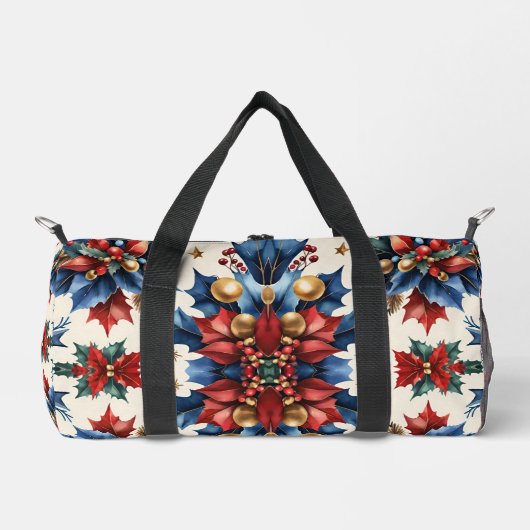 Unieke kleine kerst Duffel tas (Voorkant)