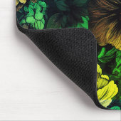 Unieke kleuren  bloemenprint muismat (Hoek)