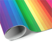 Unieke kleurloze naadloze regenboog gestript cadeaupapier (Rol Hoek)