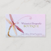 Unieke, kleurrijke Dragonfly Mode Visitekaartje (Voorkant)