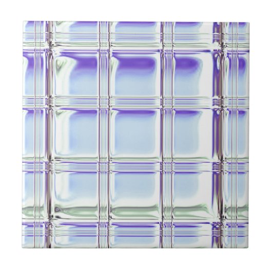 Unieke kleurrijke keramische tegel tegeltje (Voorkant)