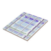 Unieke kleurrijke keramische tegel tegeltje (Zijkant)