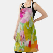 Unieke kleurrijke mam cadeau idee all-over print S Schort (Insitu)