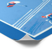 Unieke, kleurrijke Sovjet Cosmonaut-Poster uit de  Poster (Hoek)