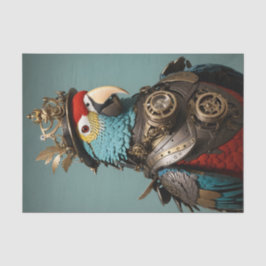 Unieke kleurrijke Steampunk Parrot Tissuepapier