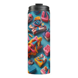 Unieke & Kleurrijke Vorm Erasers Patroonontwerp Thermosbeker