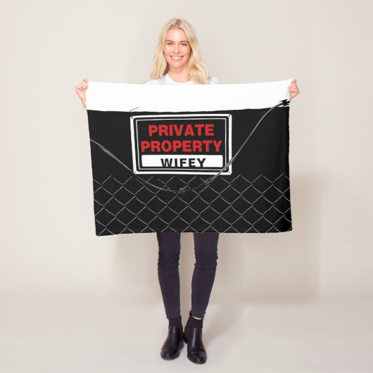 , unieke klusje *Geweldig cadeau* Fleece Deken (In situ)