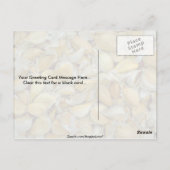 Unieke knoflook briefkaart (Achterkant)