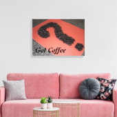 Unieke koffieboon kunst canvas afdruk (Insitu (Woonkamer))