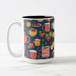 Unieke koffiemok | Koffiecadeau-idee Tweekleurige Koffiemok