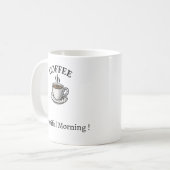 Unieke koffiewoorden Word Custom Koffiemok (Voorkant links)