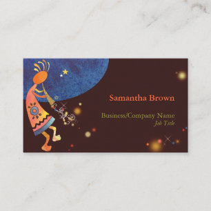 Unieke Kokopelli Art Designer Visitekaartje