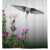 Unieke kolibrie douchegordijn (Voorkant)