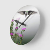 Unieke kolibrie ronde klok (Hoek)