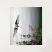 Unieke kolibrie wandkleed (Voorkant)