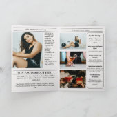 Unieke krant Verjaardag Programma Infographic (Binnen)