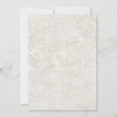 Unieke krantenfoto bruiloft Bewaar de datum Kaart (Achterkant)