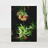 Unieke kroon Keizerlijke stijl Bloem Notitiekaarte Bedankkaart (Voorkant)