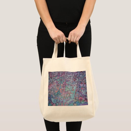 unieke kruidzak tote bag (Voorkant (product))