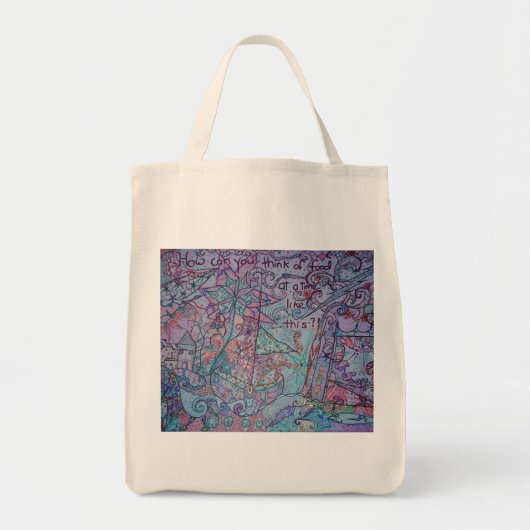 unieke kruidzak tote bag (Voorkant)