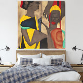 unieke kunst canvas afdruk (Insitu (Slaapkamer))