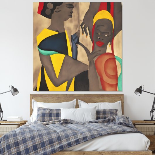 unieke kunst canvas afdruk (Insitu (Slaapkamer))