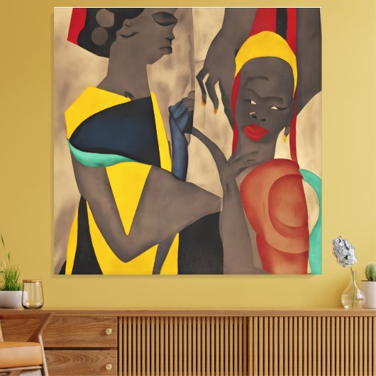 unieke kunst canvas afdruk (Insitu (Woonkamer))