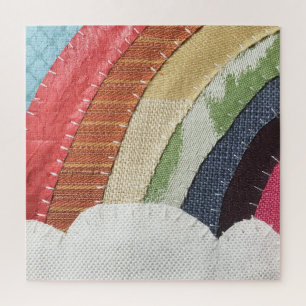 Unieke kunst Puzzle-Rainbow #10 Excerpt- Jigzaag P Legpuzzel